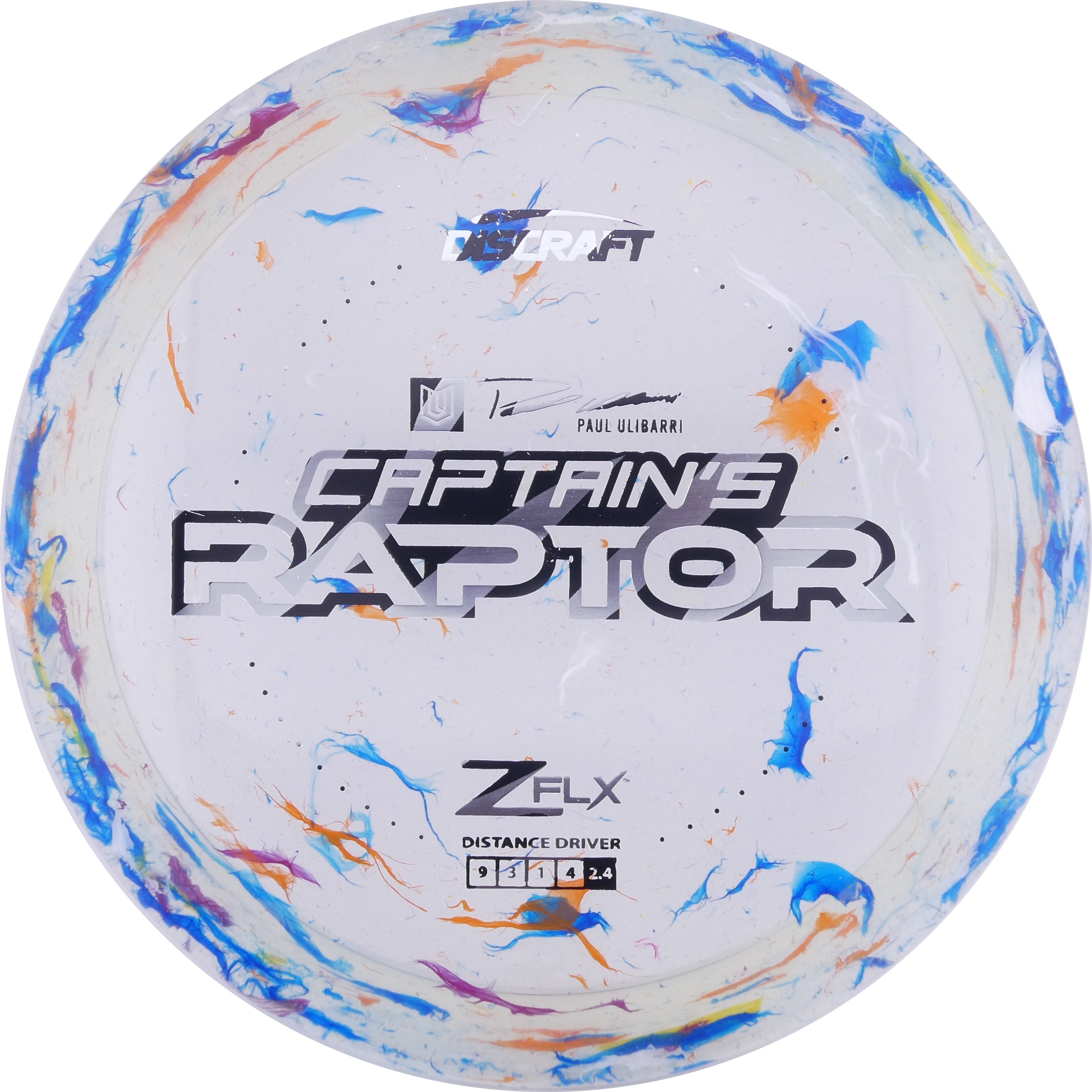 Discraft Paul Ulibarri Captain's Raptor - Black with Wonderbread on sale Stamp