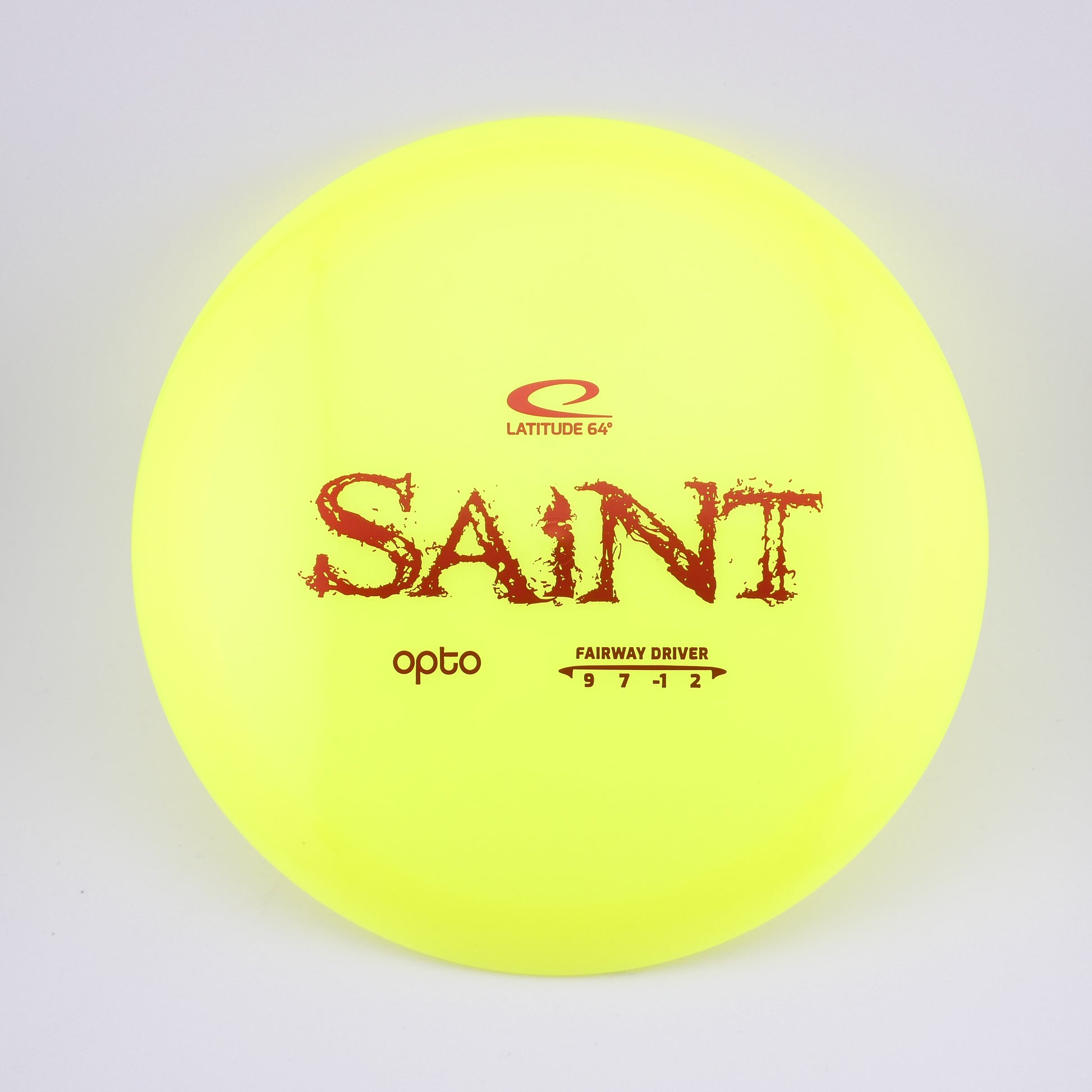 Opto Saint Yellow with Red Stamp 173-176g - Glide 7